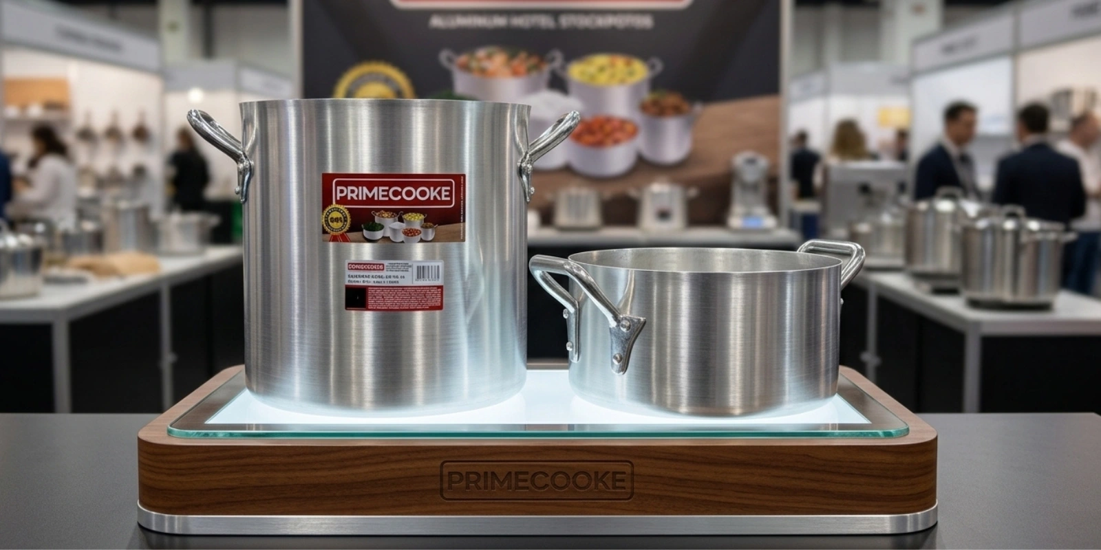 Caldeirão e Caçarola de Alumínio PrimeCooke para Cozinhas Industriais