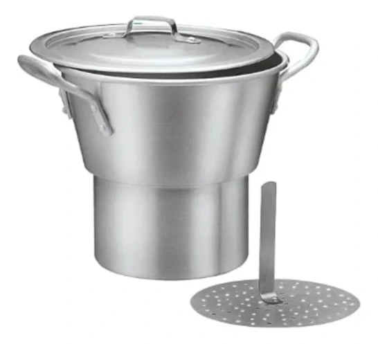 Cuscuzeiro de Alumínio PrimeCooke para Cozinha Profissional